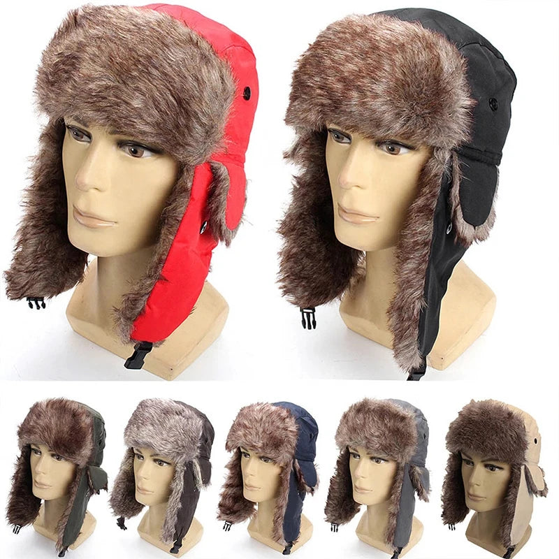 Warm Windproof Bomber Cap