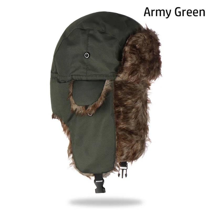 Warm Windproof Bomber Cap