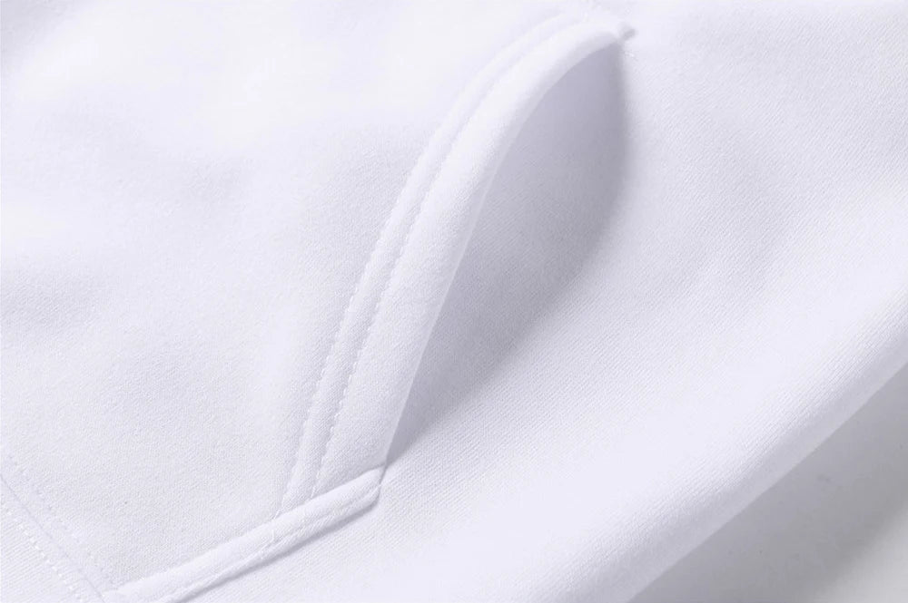 Plain Fleece Pullover Hoodie