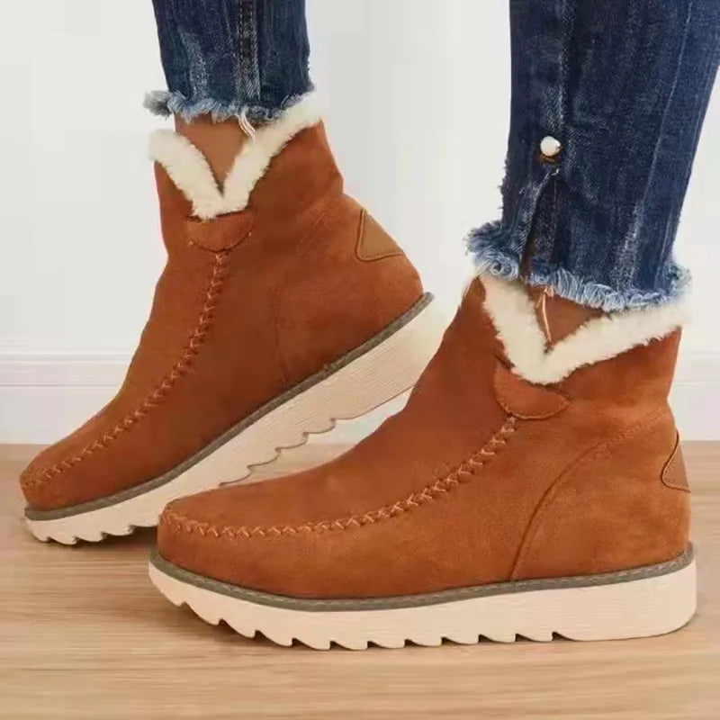 Women's Slip On Winter Snow Boots