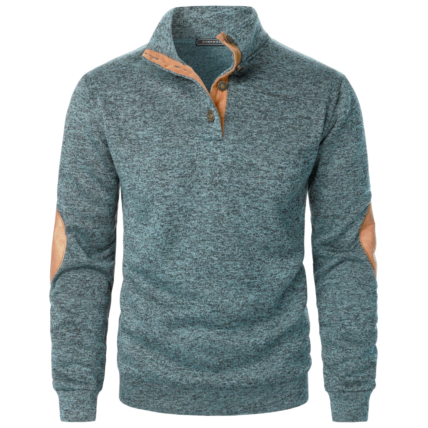 Long Sleeve Stand Collar Knitted Sweater