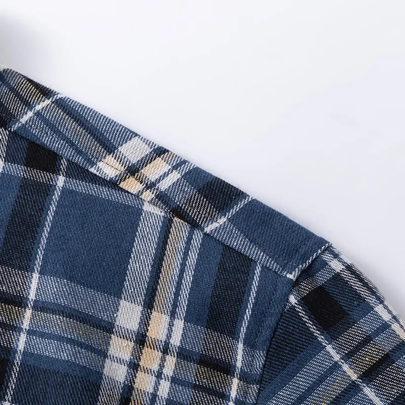 Mens Plaid Oversized Flannel Shirt