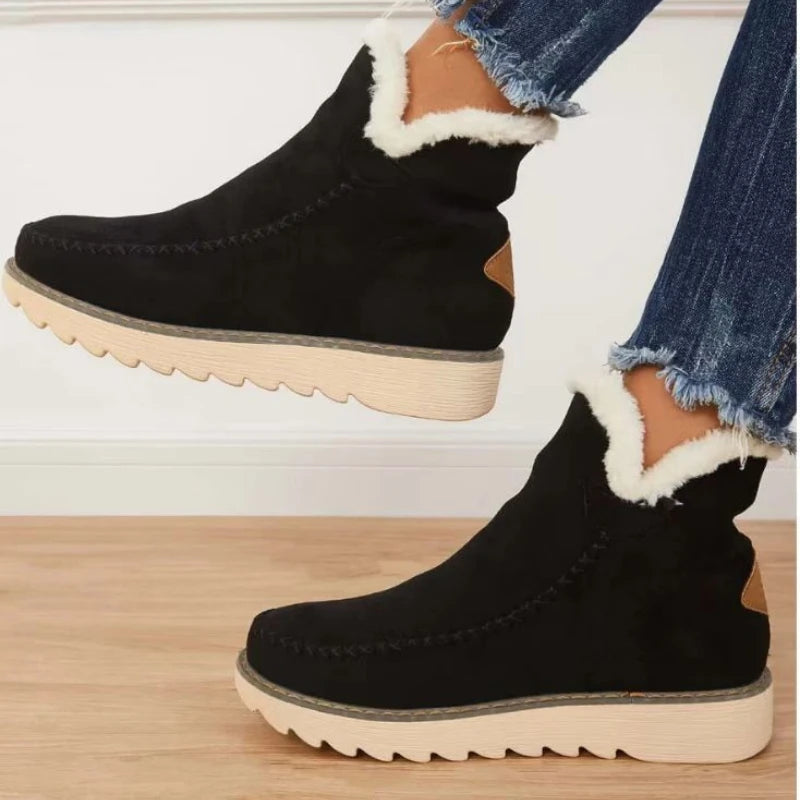 Women's Slip On Winter Snow Boots