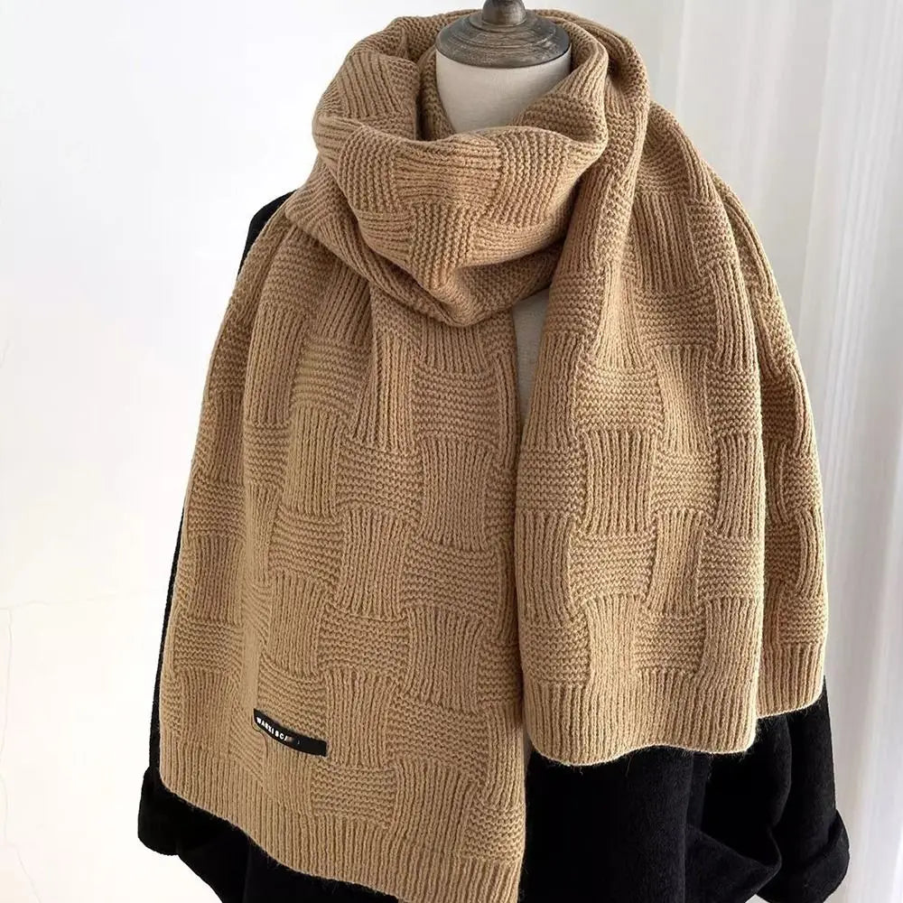 Knitted Imitation Cashmere Scarf