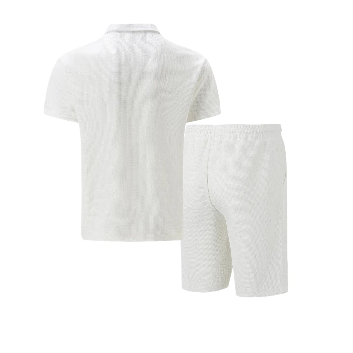 Mens Summer two-piece outdoor leisure solid color set