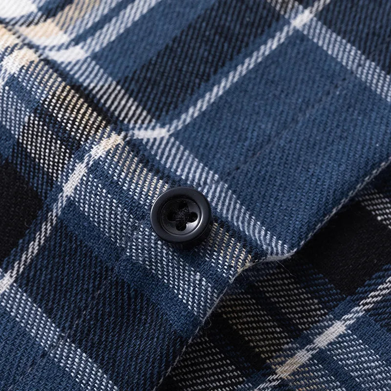 Mens Plaid Oversized Flannel Shirt