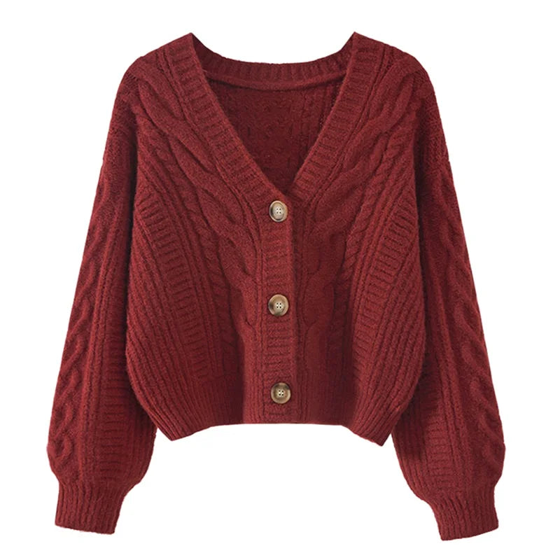 Knitted Fashion Cardigan Sweater