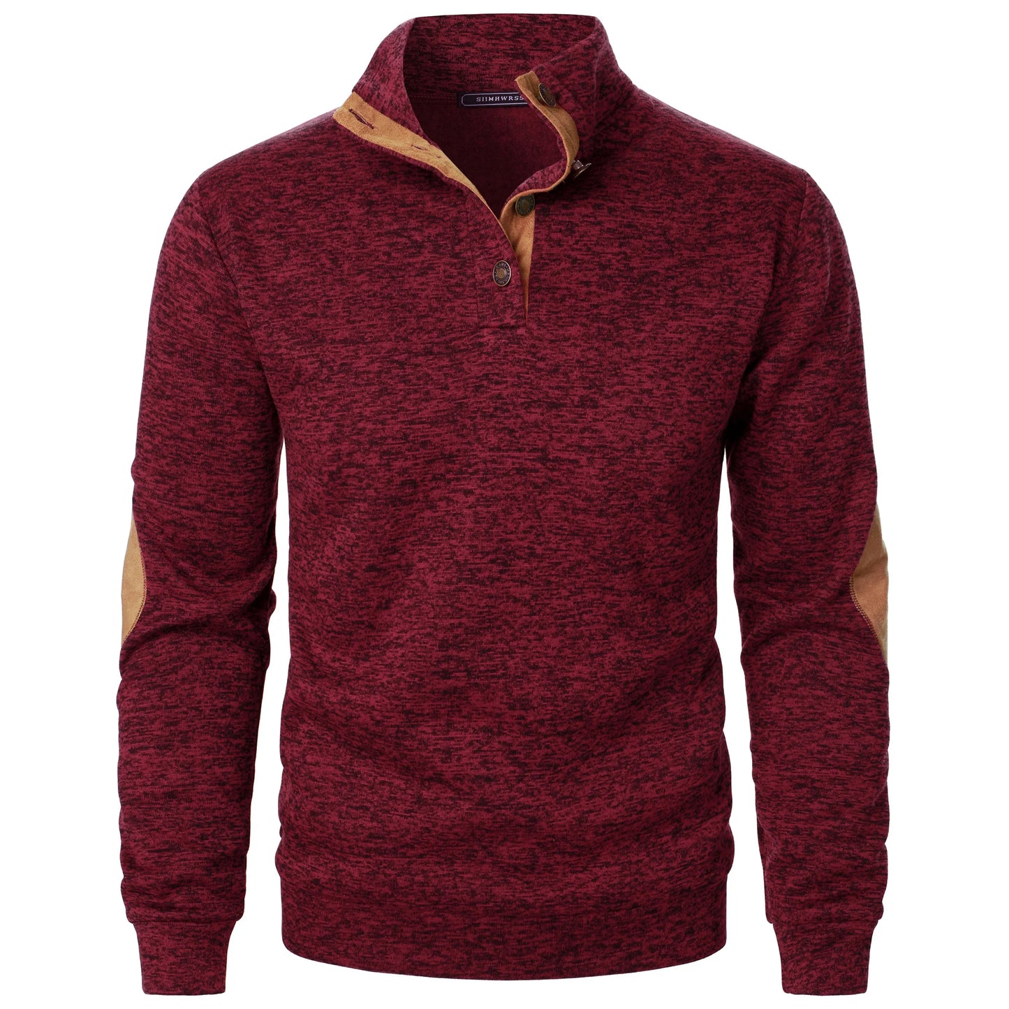 Long Sleeve Stand Collar Knitted Sweater