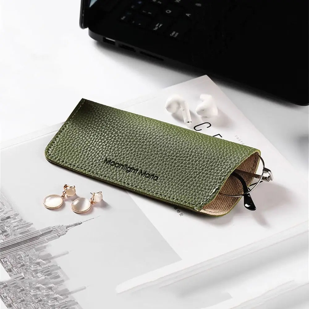 Protective Leather Sunglasses Case