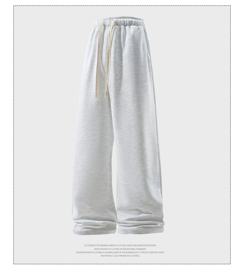 Wide Leg Mens Sweatpants
