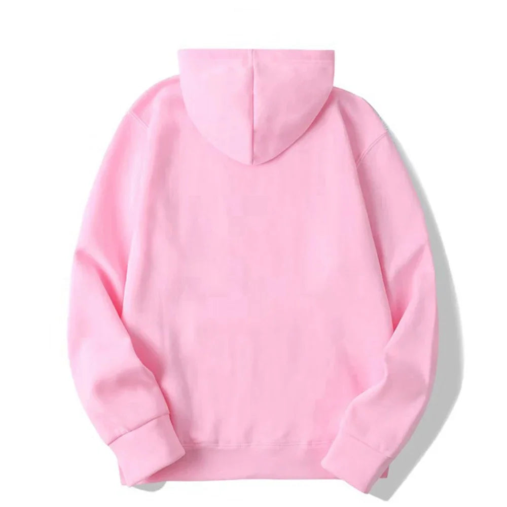 Plain Fleece Pullover Hoodie