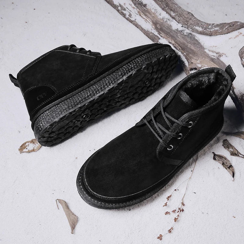 Men's Fur Lined Snow Boots