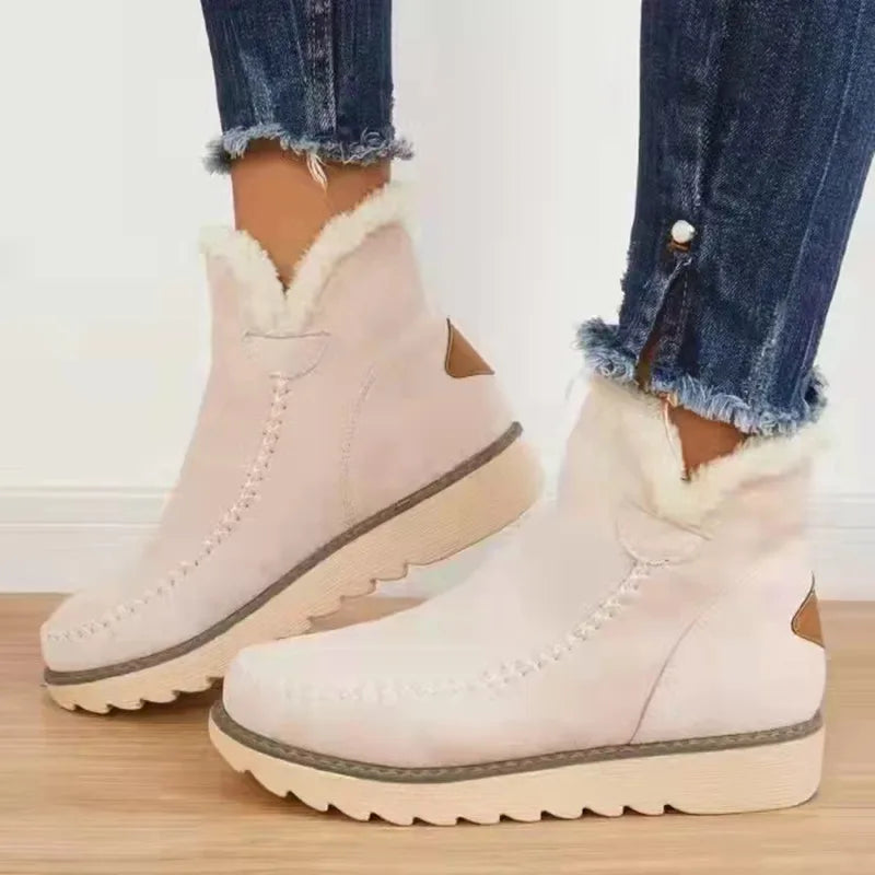 Women's Slip On Winter Snow Boots