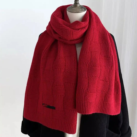 Knitted Imitation Cashmere Scarf