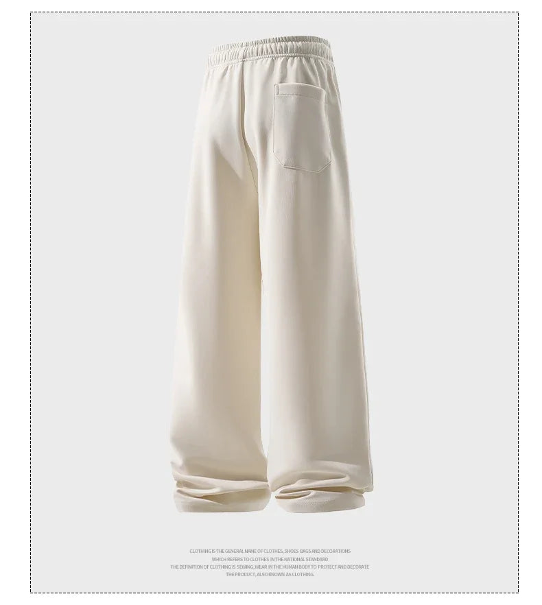Wide Leg Mens Sweatpants