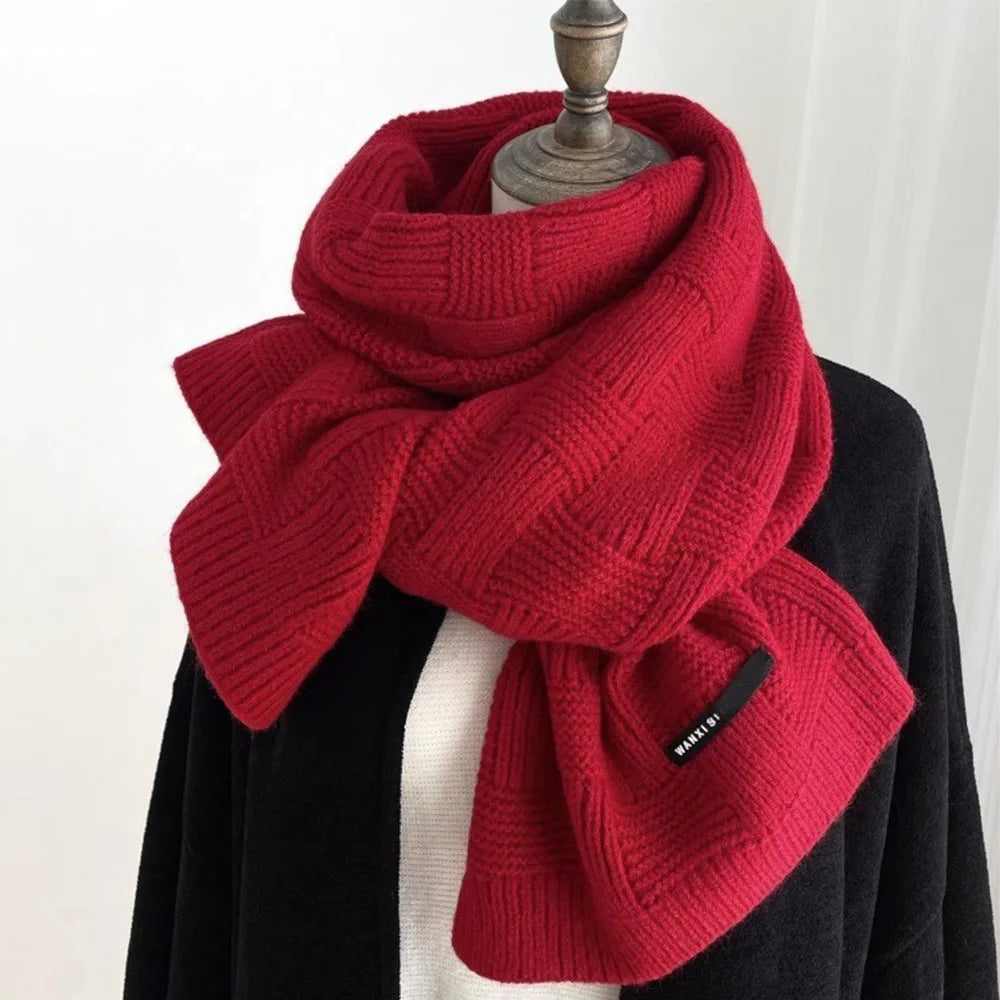 Knitted Imitation Cashmere Scarf