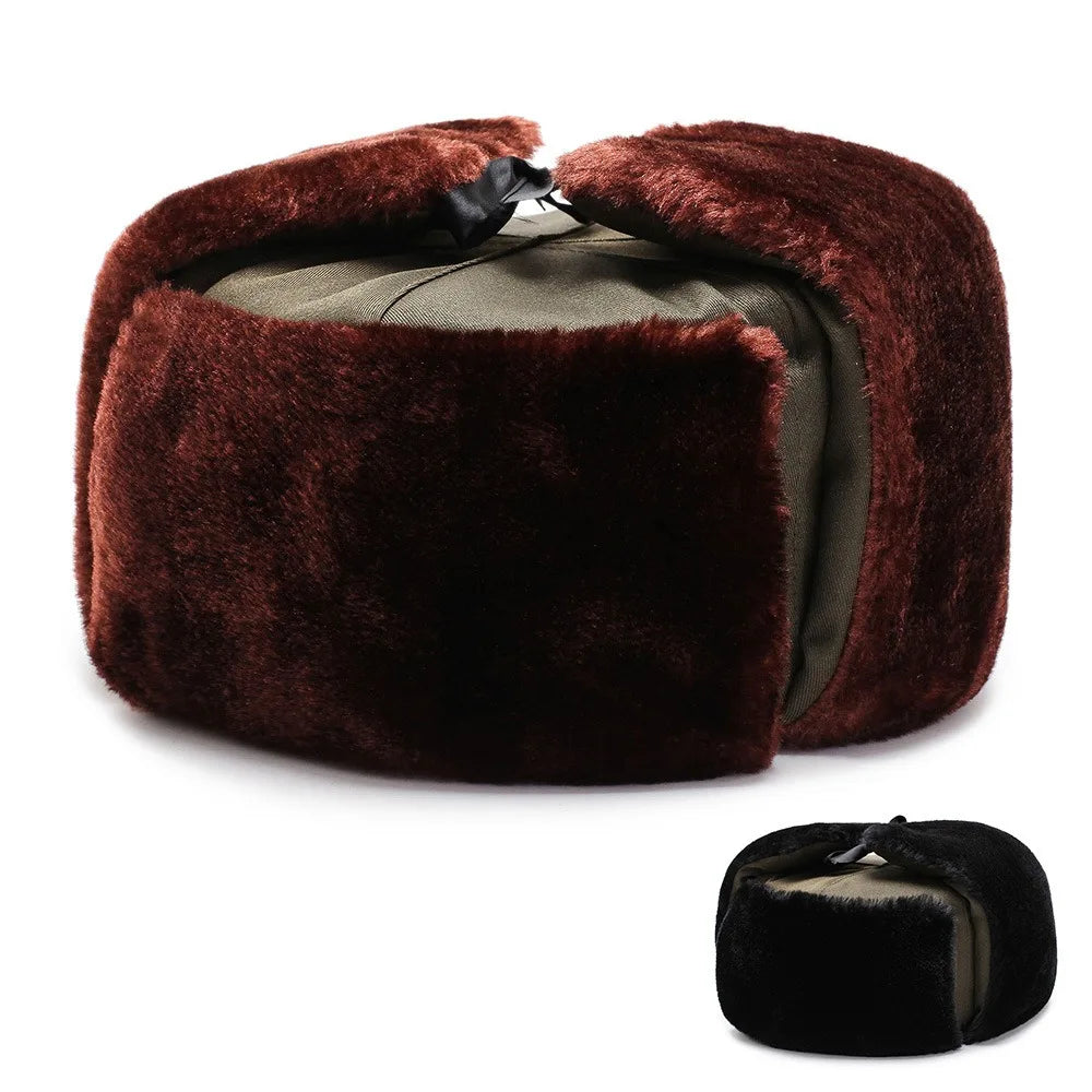 Fur Winter Trapper Hat