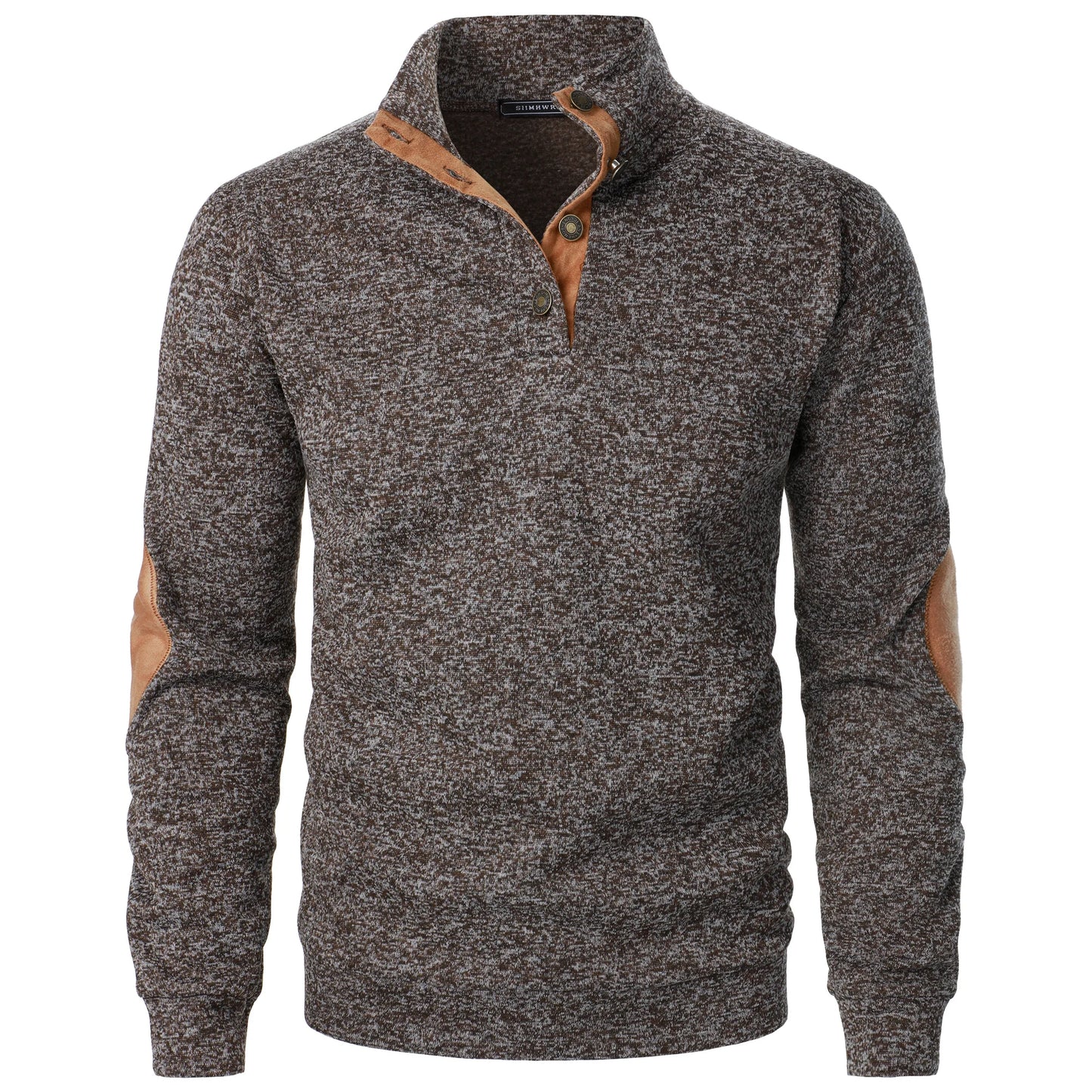 Long Sleeve Stand Collar Knitted Sweater