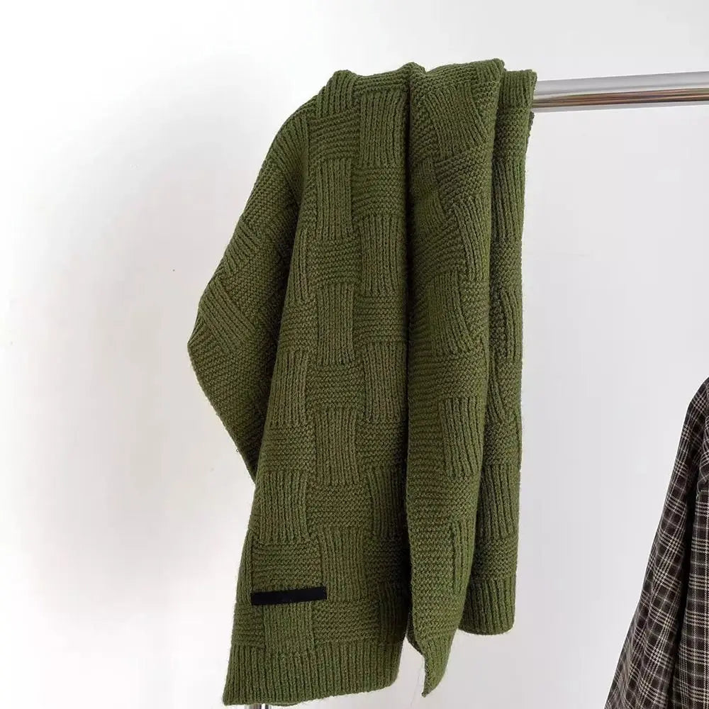Knitted Imitation Cashmere Scarf
