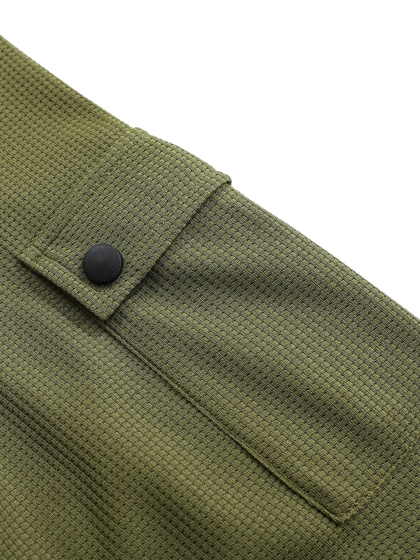 Mens Waffle Cotton Henley neck Shirt
