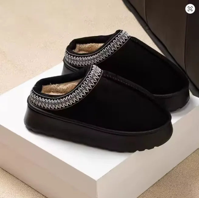 Platform Fluffy Slippers
