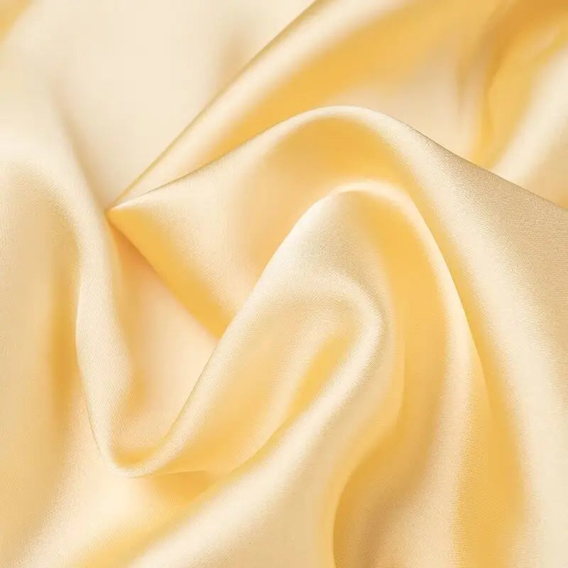 Elegant Summer Yellow V Neck Sling Dress