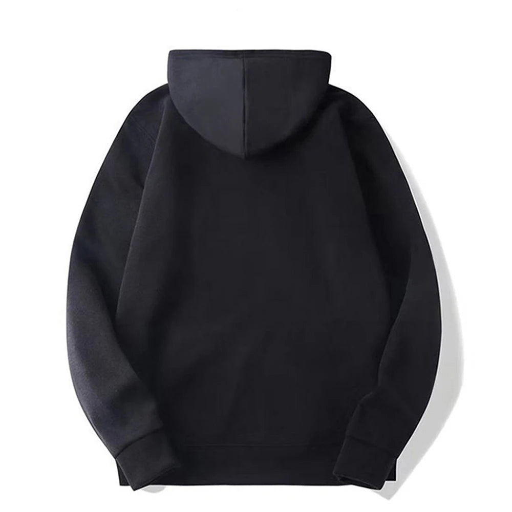 Plain Fleece Pullover Hoodie