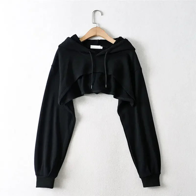 Womens Cropped Hoodie