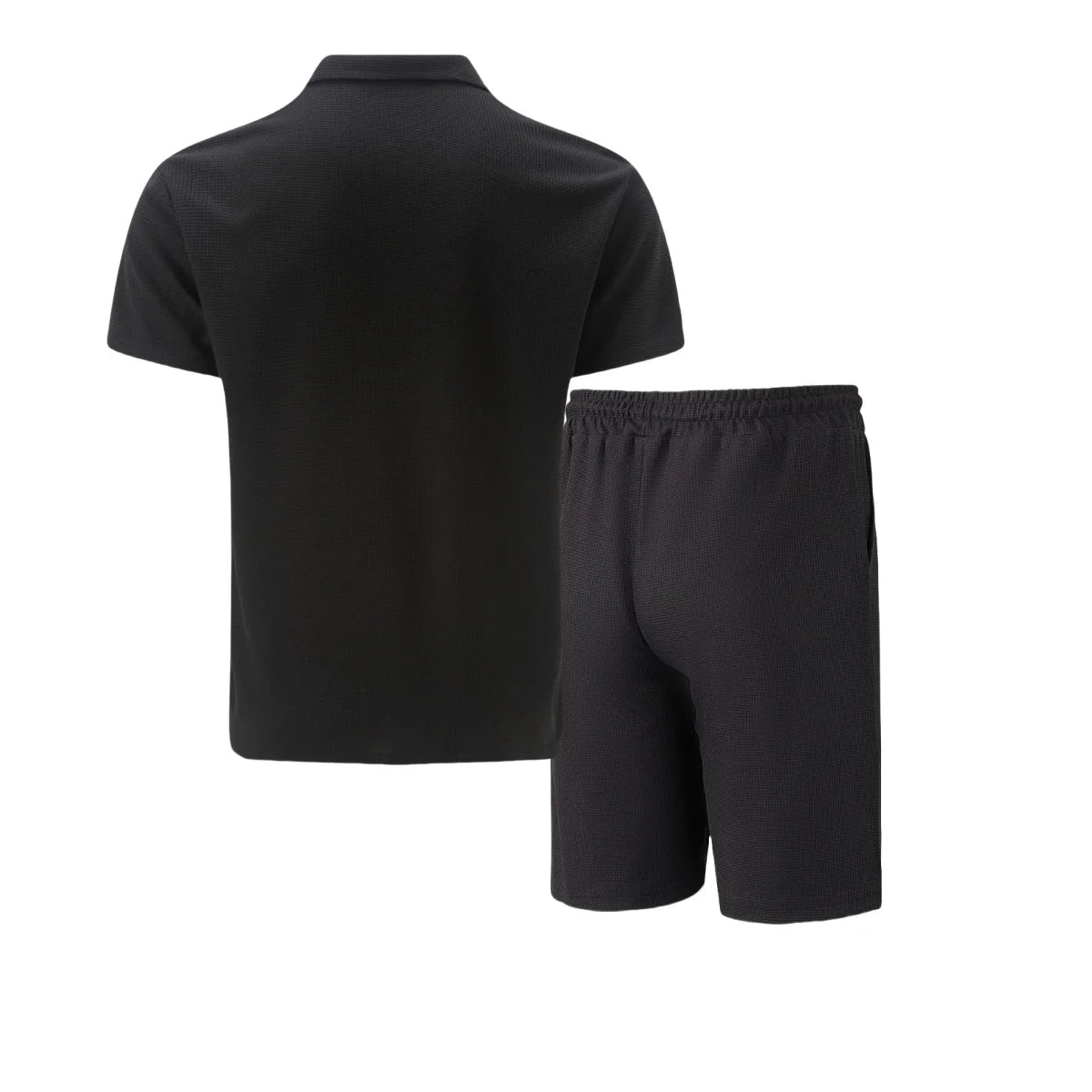 Mens Summer two-piece outdoor leisure solid color set