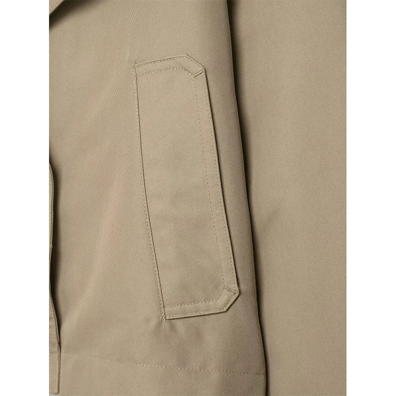 Double Breasted Short Trench Coat