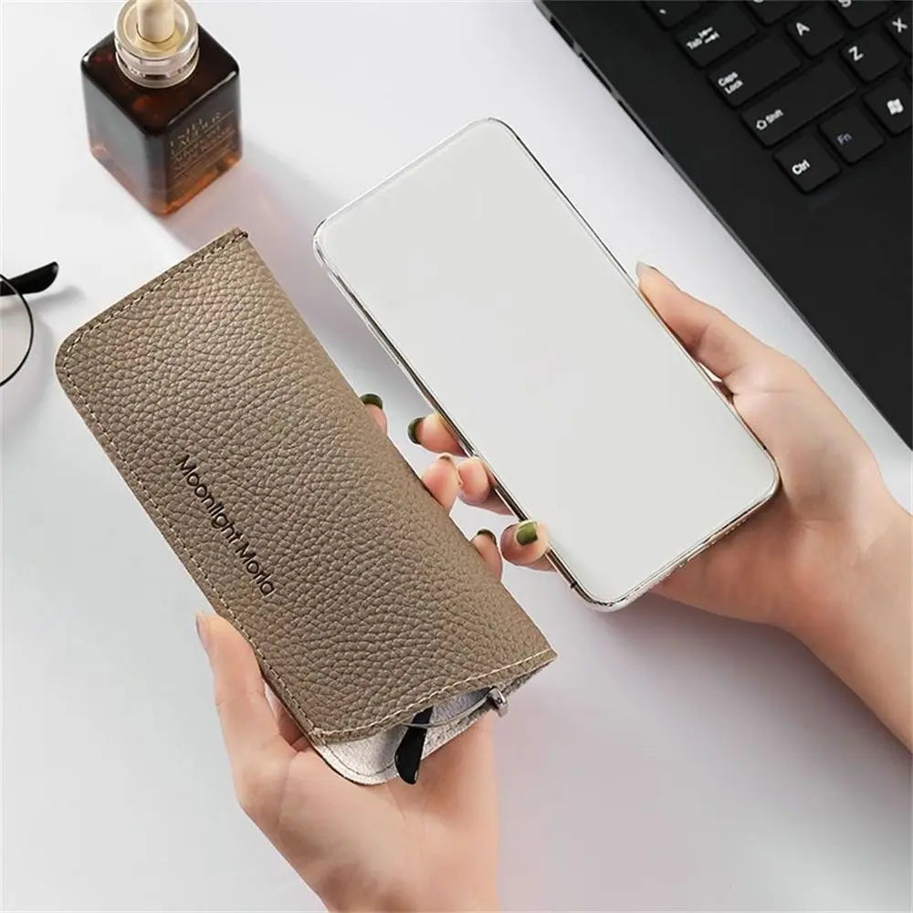 Protective Leather Sunglasses Case