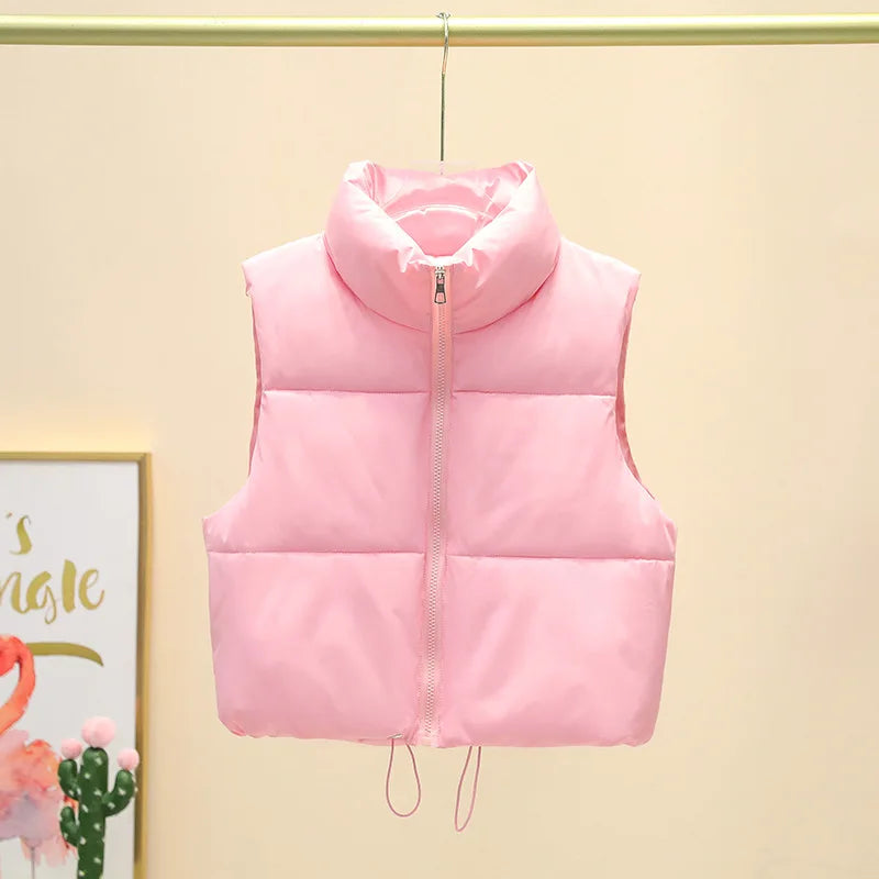 Womens Down Zipper Vest