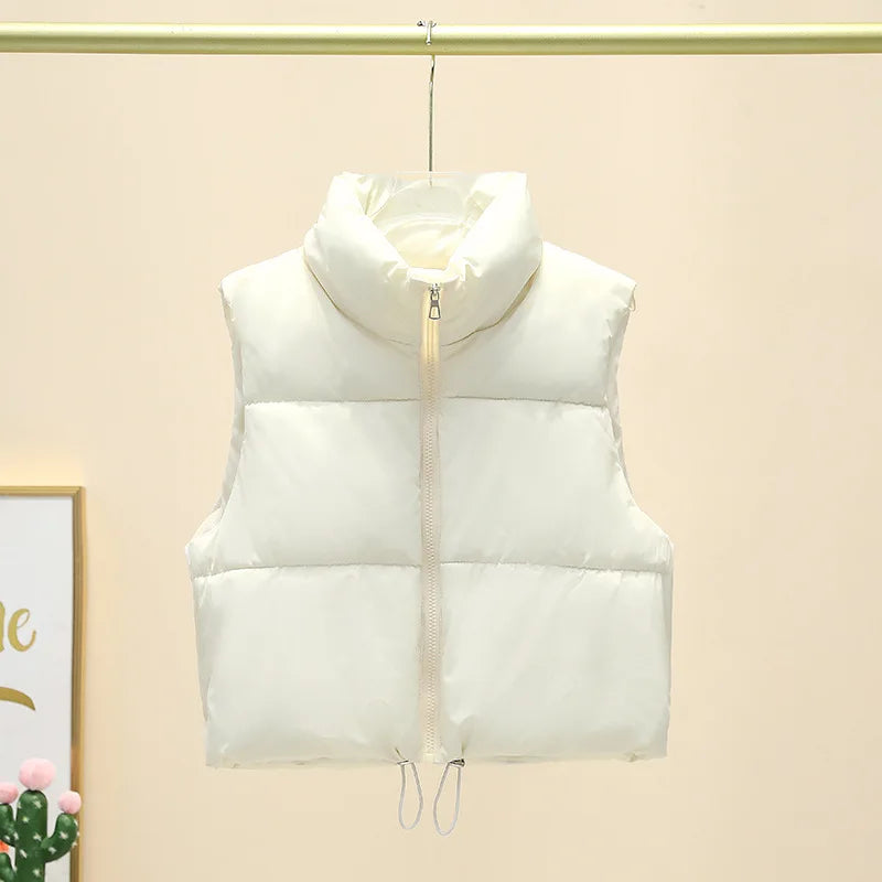 Womens Down Zipper Vest