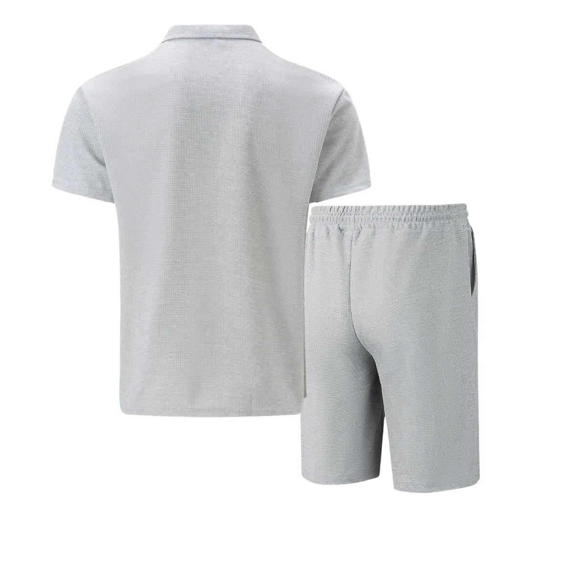 Mens Summer two-piece outdoor leisure solid color set