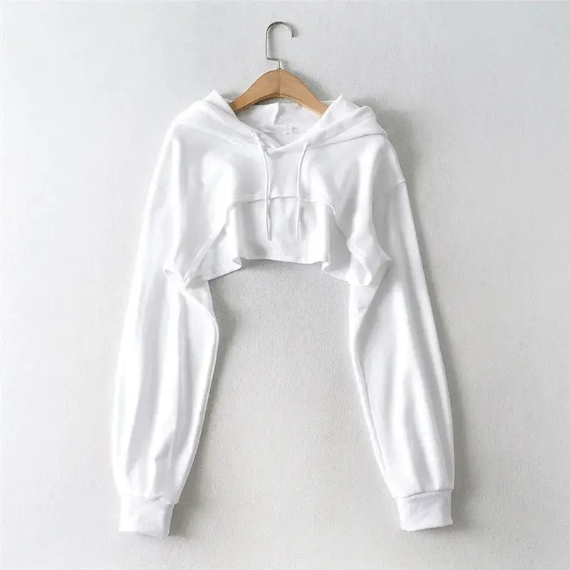 Womens Cropped Hoodie