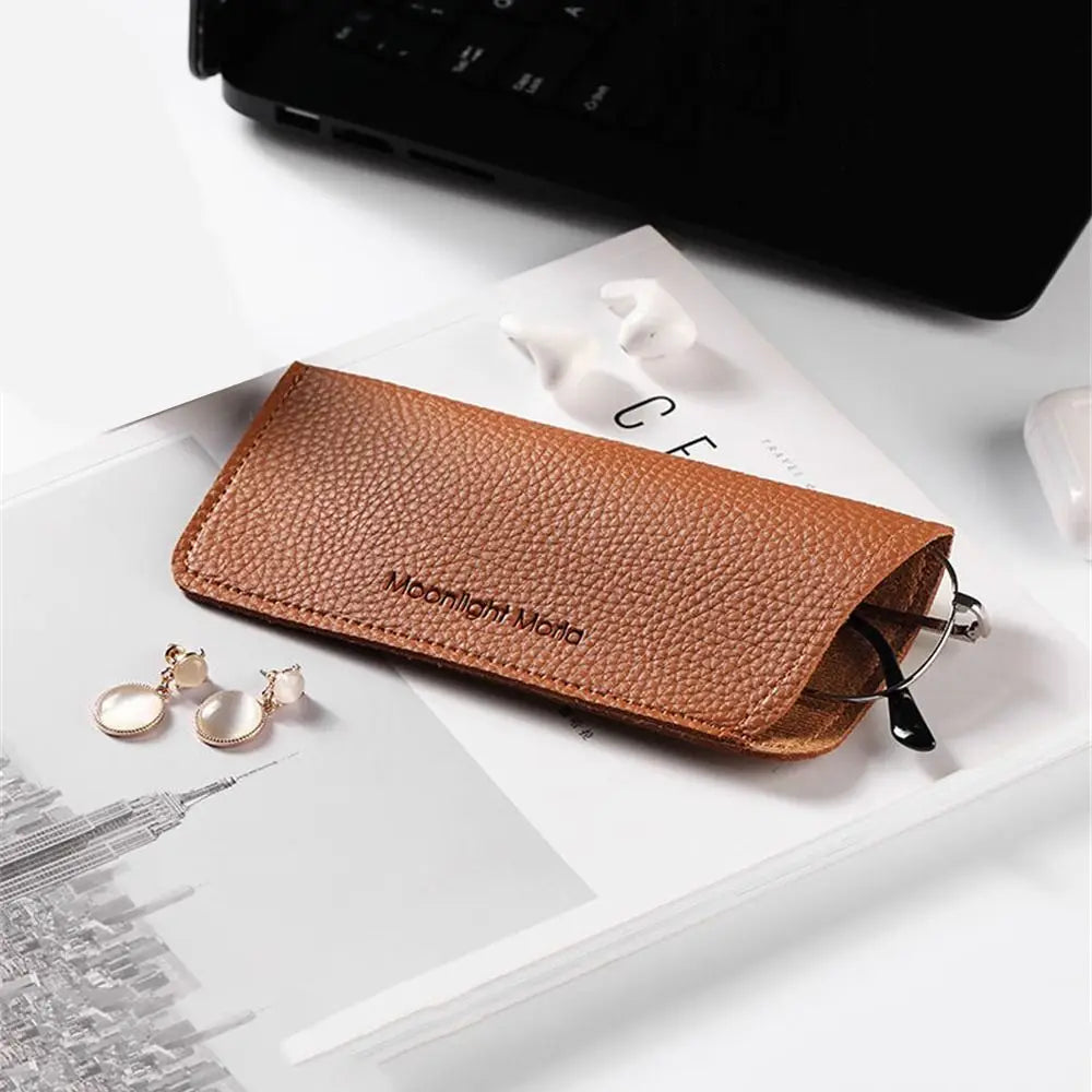 Protective Leather Sunglasses Case