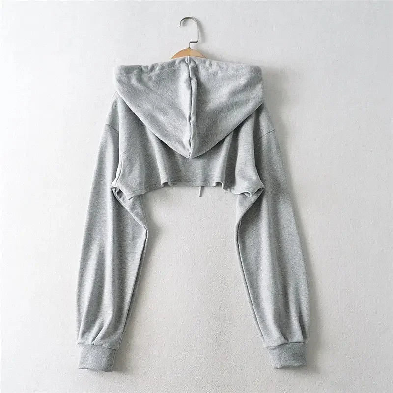 Womens Cropped Hoodie