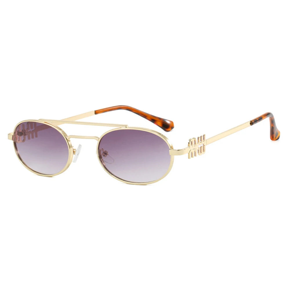 Trendy Double Beam Retro Designer SunGlasses
