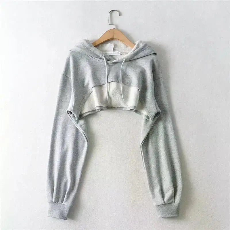 Womens Cropped Hoodie