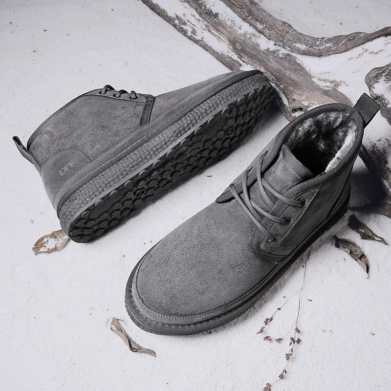 Men's Fur Lined Snow Boots