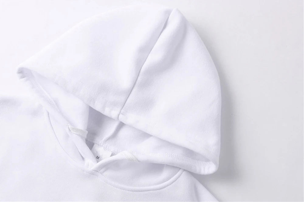 Plain Fleece Pullover Hoodie