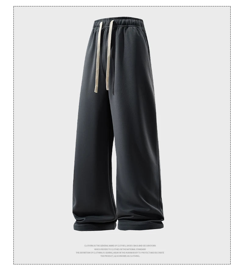 Wide Leg Mens Sweatpants