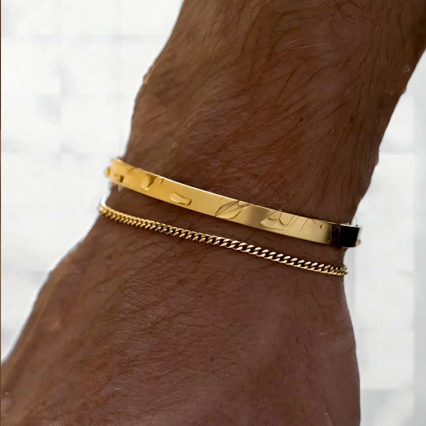 3mm Stainless Steel Adjustable Chain Bracelet
