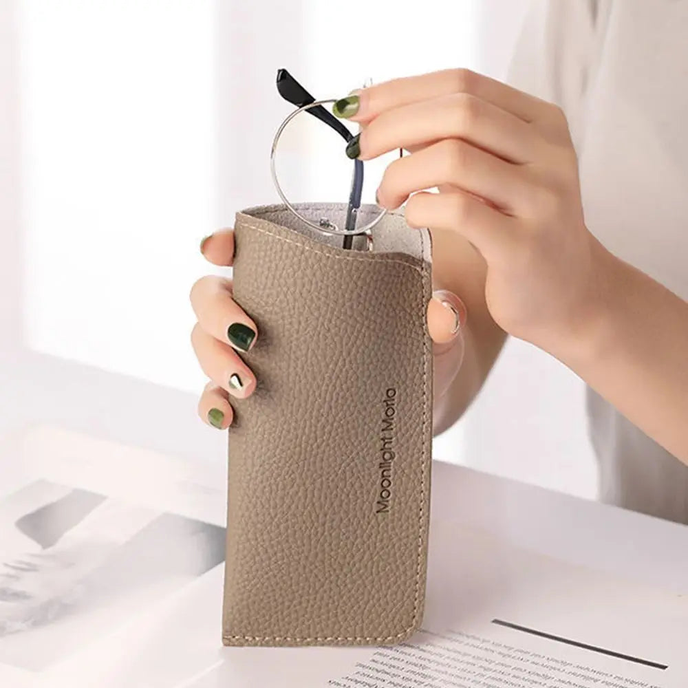 Protective Leather Sunglasses Case