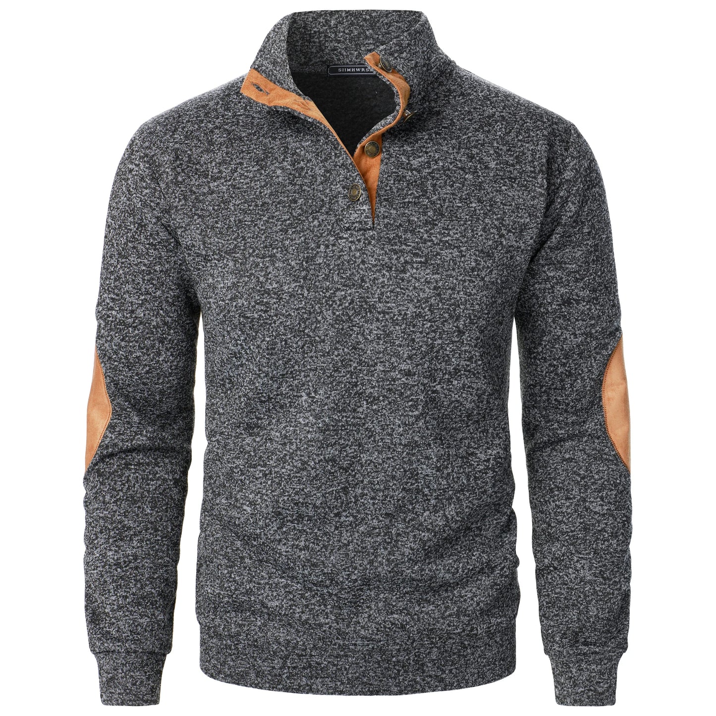 Long Sleeve Stand Collar Knitted Sweater