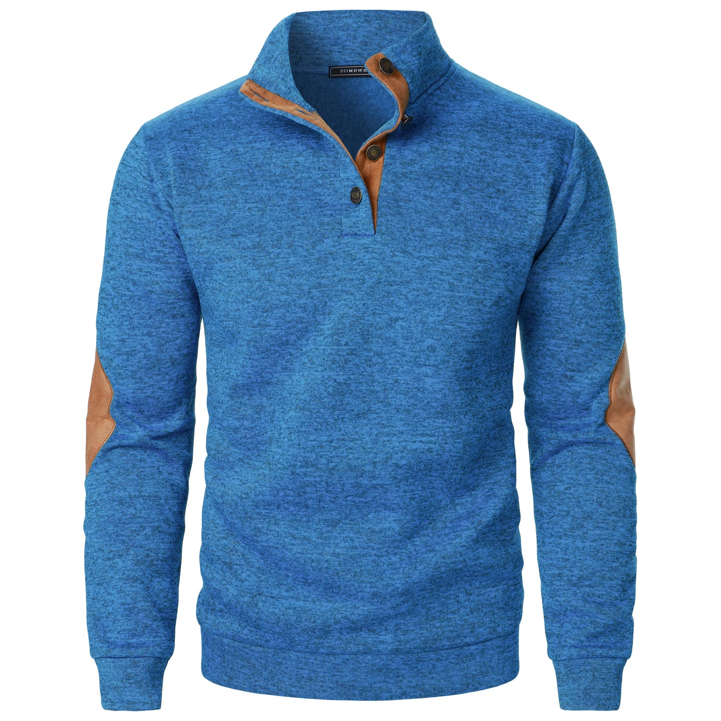 Long Sleeve Stand Collar Knitted Sweater
