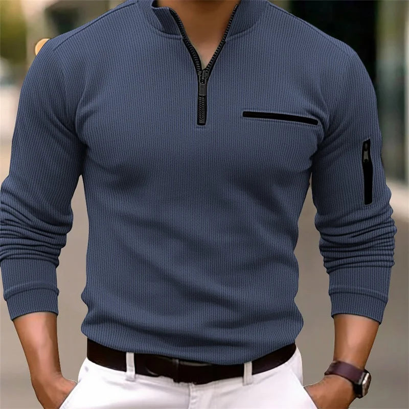 Men's Quarter Zip Polo