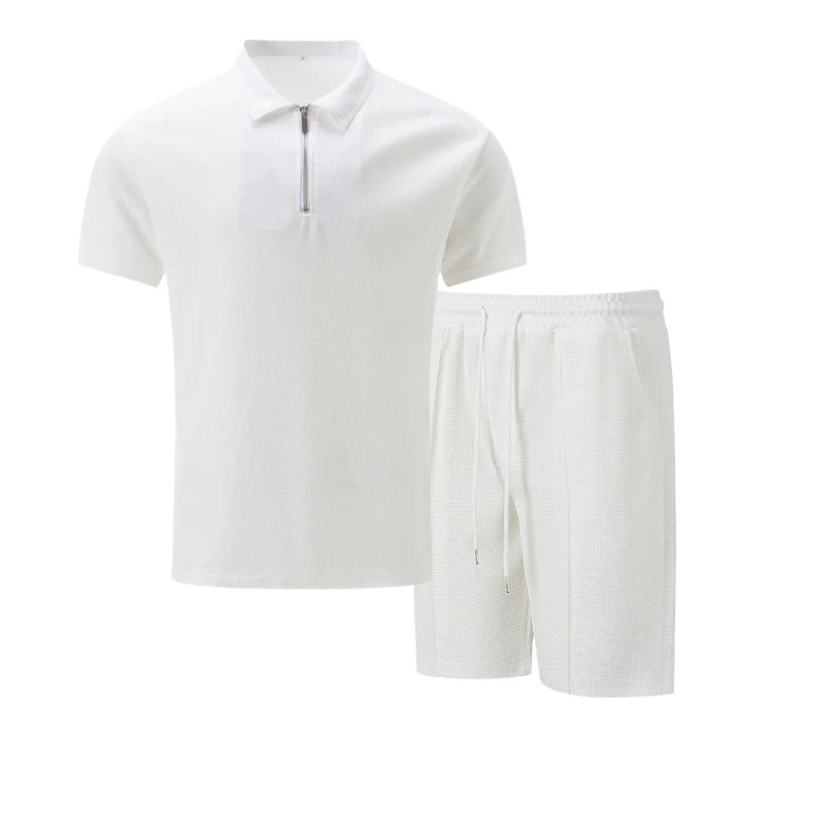 Mens Summer two-piece outdoor leisure solid color set