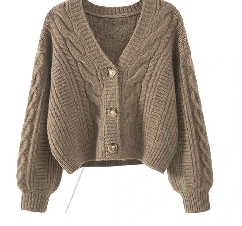 Knitted Fashion Cardigan Sweater