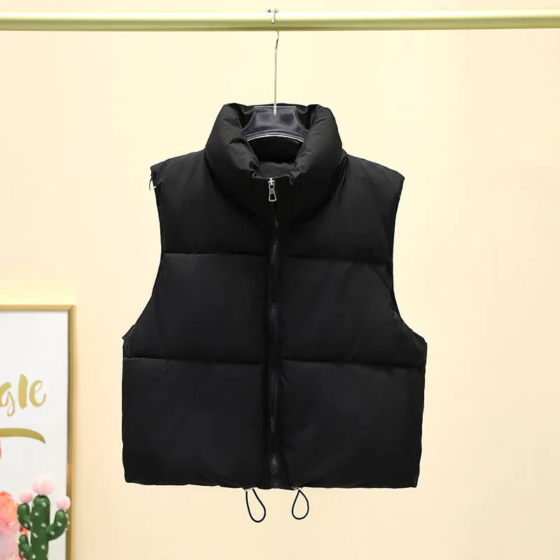 Womens Down Zipper Vest